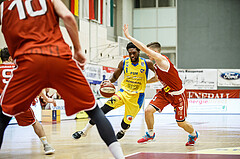 Basketball, Admiral Basketball Superliga 2019/20, Grunddurchgang 18.Runde, SKN St. Pölten Basketball, Traiskirchen Lions, Felix Lewis (1)