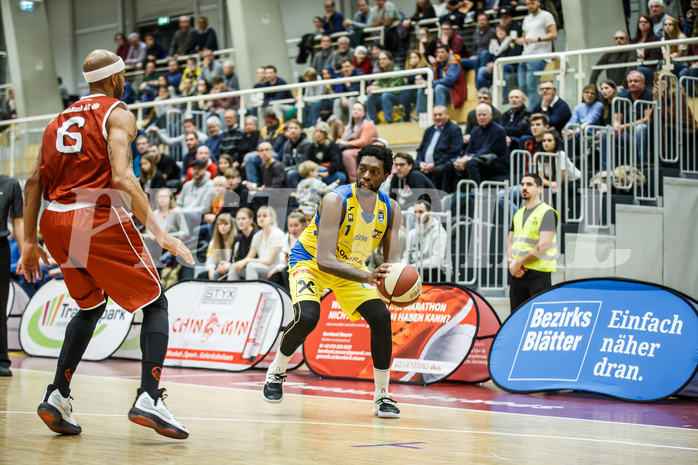 Basketball, Admiral Basketball Superliga 2019/20, Grunddurchgang 18.Runde, SKN St. Pölten Basketball, Traiskirchen Lions, Felix Lewis (1)