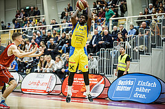 Basketball, Admiral Basketball Superliga 2019/20, Grunddurchgang 18.Runde, SKN St. Pölten Basketball, Traiskirchen Lions, Felix Lewis (1)