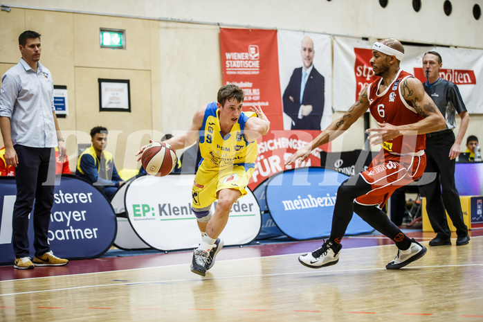 Basketball, Admiral Basketball Superliga 2019/20, Grunddurchgang 18.Runde, SKN St. Pölten Basketball, Traiskirchen Lions, Roman Jagsch (9)