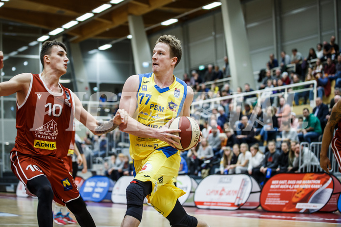 Basketball, Admiral Basketball Superliga 2019/20, Grunddurchgang 18.Runde, SKN St. Pölten Basketball, Traiskirchen Lions, Paul Koroschitz (77)