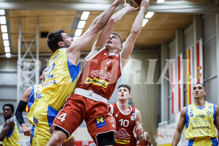 Basketball, Admiral Basketball Superliga 2019/20, Grunddurchgang 18.Runde, SKN St. Pölten Basketball, Traiskirchen Lions, Sebastian Lesny (4)