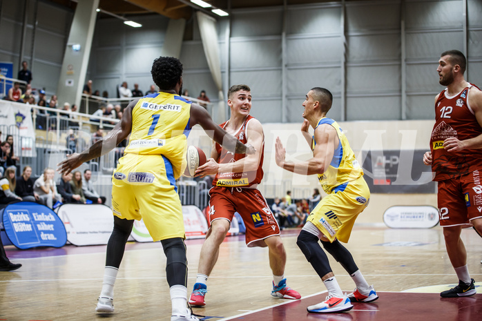 Basketball, Admiral Basketball Superliga 2019/20, Grunddurchgang 18.Runde, SKN St. Pölten Basketball, Traiskirchen Lions, Sebastian Lesny (4)
