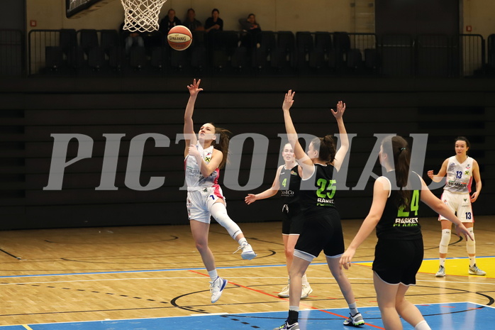 20.03.2022, Basketball Damen Superliga 2021/22, Grunddurchgang 10.Runde, UBSC-DBBC Graz vs. Basket Flames,  
