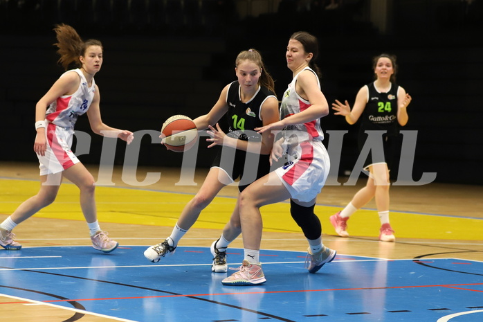 20.03.2022, Basketball Damen Superliga 2021/22, Grunddurchgang 10.Runde, UBSC-DBBC Graz vs. Basket Flames,  