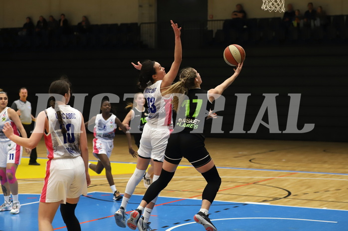 20.03.2022, Basketball Damen Superliga 2021/22, Grunddurchgang 10.Runde, UBSC-DBBC Graz vs. Basket Flames,  