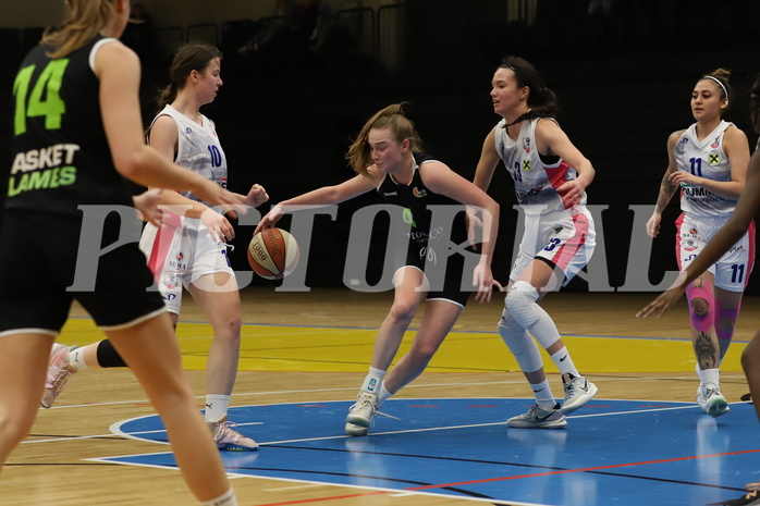 20.03.2022, Basketball Damen Superliga 2021/22, Grunddurchgang 10.Runde, UBSC-DBBC Graz vs. Basket Flames,  
