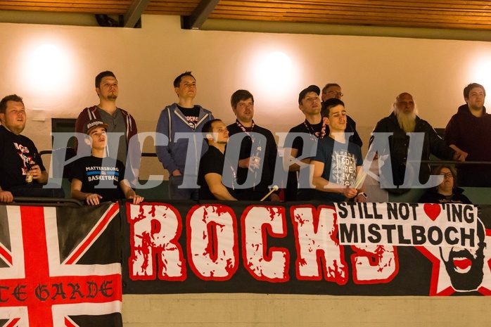 Basketball, 2.Bundesliga, Grunddurchgang 17.Runde, Mattersburg Rocks, Wörthersee Piraten, Rocks Block