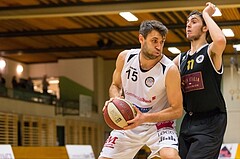 Basketball, 2.Bundesliga, Grunddurchgang 17.Runde, Mattersburg Rocks, Wörthersee Piraten, Ramiz Suljanovic (15)