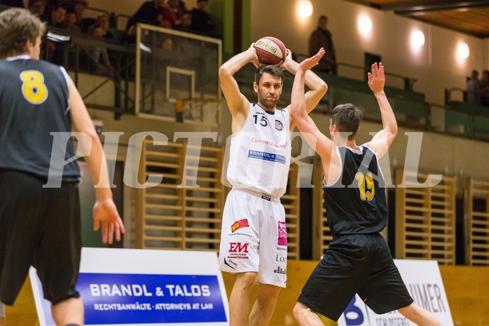 Basketball, 2.Bundesliga, Grunddurchgang 17.Runde, Mattersburg Rocks, Wörthersee Piraten, Ramiz Suljanovic (15)