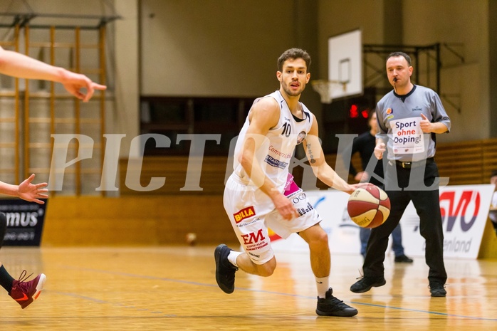 Basketball, 2.Bundesliga, Grunddurchgang 17.Runde, Mattersburg Rocks, Wörthersee Piraten, Jan NICOLI (10)
