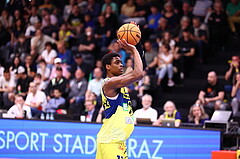 28.04.2024, Graz, Raiffeisen Sportpark Graz, Basketball Superliga 2023/24, Playoffs, Viertelfinale, Spiel 4, UBSC Raiffeisen Graz - Raiffeisen Flyers Wels 