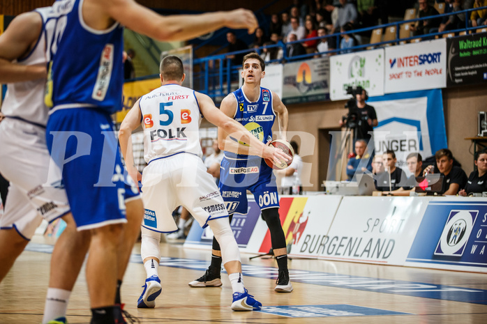 Basketball, Admiral Basketball Superliga 2019/20, Grunddurchgang 11.Runde, Gunners Oberwart, Gmunden Swans, Benedikt Güttl (7)