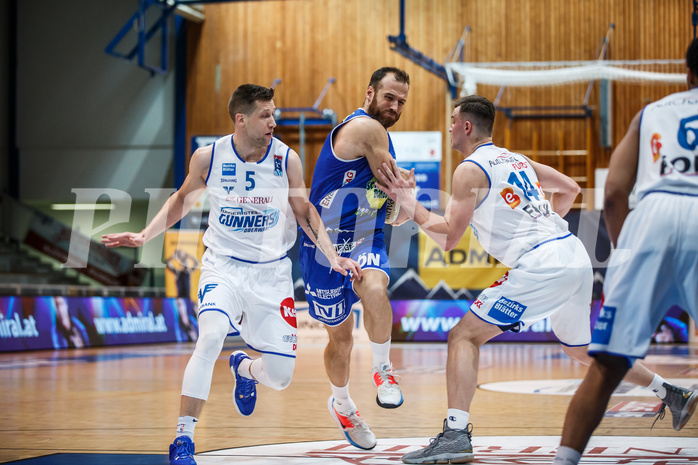 Basketball, Admiral Basketball Superliga 2019/20, Grunddurchgang 11.Runde, Gunners Oberwart, Gmunden Swans, Enis Murati (4)