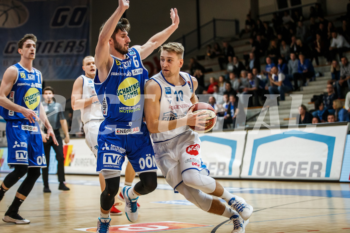Basketball, Admiral Basketball Superliga 2019/20, Grunddurchgang 11.Runde, Gunners Oberwart, Gmunden Swans, Georg Wolf (10)