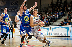 Basketball, Admiral Basketball Superliga 2019/20, Grunddurchgang 11.Runde, Gunners Oberwart, Gmunden Swans, Georg Wolf (10)