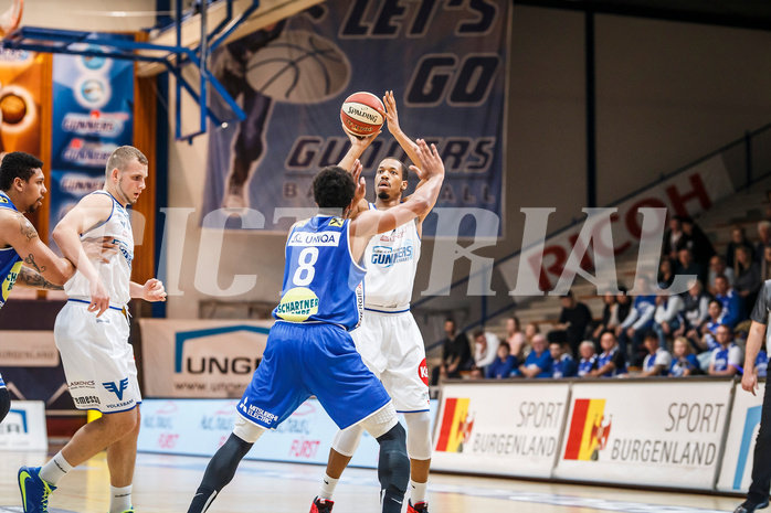 Basketball, Admiral Basketball Superliga 2019/20, Grunddurchgang 11.Runde, Oberwart Gunners, Gmunden Swans, Orion Outerbridge (8)