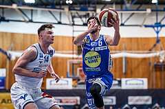 Basketball, Admiral Basketball Superliga 2019/20, Grunddurchgang 11.Runde, Oberwart Gunners, Gmunden Swans, Daniel Friedrich (6)