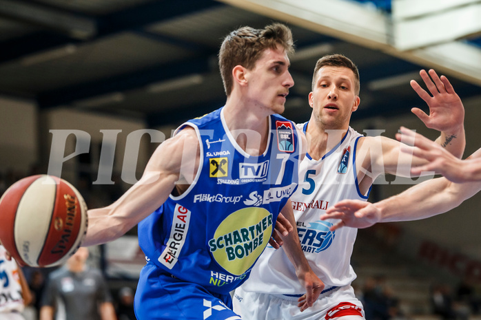 Basketball, Admiral Basketball Superliga 2019/20, Grunddurchgang 11.Runde, Oberwart Gunners, Gmunden Swans, Benedikt Güttl (7)