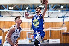 Basketball, Admiral Basketball Superliga 2019/20, Grunddurchgang 11.Runde, Oberwart Gunners, Gmunden Swans, Daniel Friedrich (6)