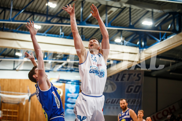 Basketball, Admiral Basketball Superliga 2019/20, Grunddurchgang 11.Runde, Gunners Oberwart, Gmunden Swans, Andrius Mikutis (5)