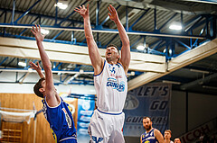 Basketball, Admiral Basketball Superliga 2019/20, Grunddurchgang 11.Runde, Gunners Oberwart, Gmunden Swans, Andrius Mikutis (5)