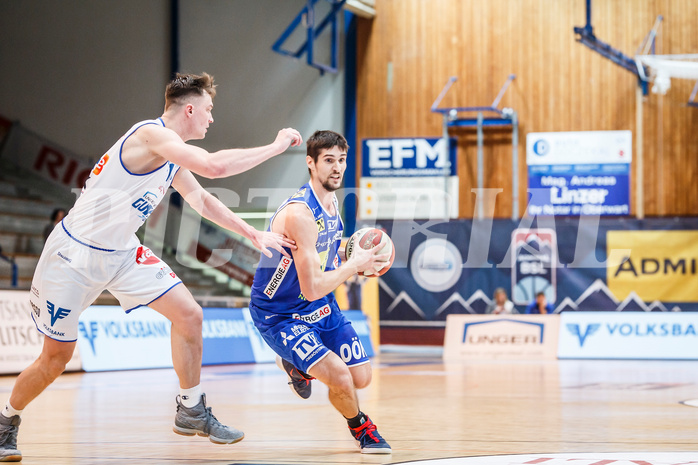 Basketball, Admiral Basketball Superliga 2019/20, Grunddurchgang 11.Runde, Oberwart Gunners, Gmunden Swans, Toni Blazan (10)