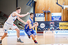 Basketball, Admiral Basketball Superliga 2019/20, Grunddurchgang 11.Runde, Oberwart Gunners, Gmunden Swans, Toni Blazan (10)