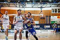 Basketball, Admiral Basketball Superliga 2019/20, Grunddurchgang 11.Runde, Gunners Oberwart, Gmunden Swans, Daniel Friedrich (6)