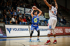Basketball, Admiral Basketball Superliga 2019/20, Grunddurchgang 11.Runde, Gunners Oberwart, Gmunden Swans, Daniel Friedrich (6)