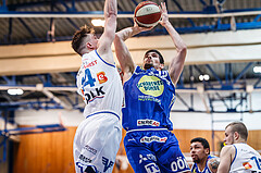Basketball, Admiral Basketball Superliga 2019/20, Grunddurchgang 11.Runde, Oberwart Gunners, Gmunden Swans, Toni Blazan (10)