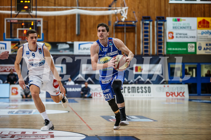 Basketball, Admiral Basketball Superliga 2019/20, Grunddurchgang 11.Runde, Gunners Oberwart, Gmunden Swans, Benedikt Güttl (7)