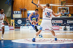 Basketball, Admiral Basketball Superliga 2019/20, Grunddurchgang 11.Runde, Gunners Oberwart, Gmunden Swans, Daniel Friedrich (6)
