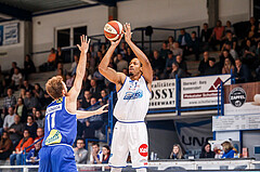 Basketball, Admiral Basketball Superliga 2019/20, Grunddurchgang 11.Runde, Oberwart Gunners, Gmunden Swans, Orion Outerbridge (8)