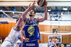 Basketball, Admiral Basketball Superliga 2019/20, Grunddurchgang 11.Runde, Oberwart Gunners, Gmunden Swans, Toni Blazan (10)