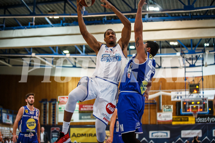 Basketball, Admiral Basketball Superliga 2019/20, Grunddurchgang 11.Runde, Gunners Oberwart, Gmunden Swans, Orion Outerbridge (8)