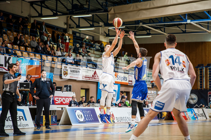Basketball, Admiral Basketball Superliga 2019/20, Grunddurchgang 11.Runde, Oberwart Gunners, Gmunden Swans, Andrius Mikutis (5)