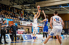 Basketball, Admiral Basketball Superliga 2019/20, Grunddurchgang 11.Runde, Oberwart Gunners, Gmunden Swans, Andrius Mikutis (5)