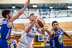 Basketball, Admiral Basketball Superliga 2019/20, Grunddurchgang 11.Runde, Oberwart Gunners, Gmunden Swans, Maximilian Schuecker (14)