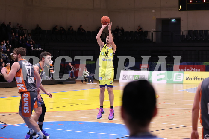22.01.2023, Graz, Raiffeisen Sportpark Graz, Basketball Superliga 2022/23, Grunddurchgang, Runde 17, UBSC Raiffeisen Graz vs. BK IMMOunited Dukes 