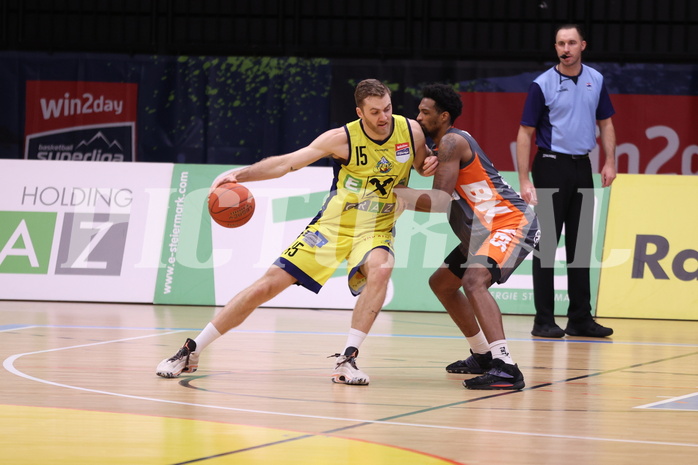 22.01.2023, Graz, Raiffeisen Sportpark Graz, Basketball Superliga 2022/23, Grunddurchgang, Runde 17, UBSC Raiffeisen Graz vs. BK IMMOunited Dukes 