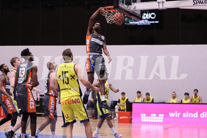 22.01.2023, Graz, Raiffeisen Sportpark Graz, Basketball Superliga 2022/23, Grunddurchgang, Runde 17, UBSC Raiffeisen Graz vs. BK IMMOunited Dukes 