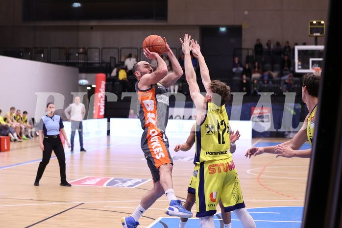22.01.2023, Graz, Raiffeisen Sportpark Graz, Basketball Superliga 2022/23, Grunddurchgang, Runde 17, UBSC Raiffeisen Graz vs. BK IMMOunited Dukes 