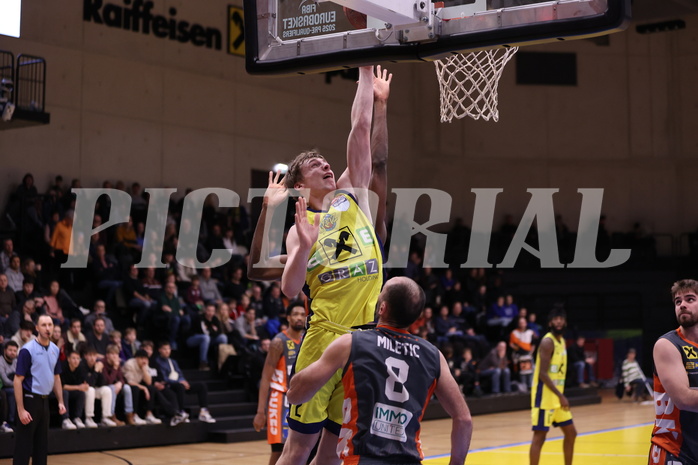 22.01.2023, Graz, Raiffeisen Sportpark Graz, Basketball Superliga 2022/23, Grunddurchgang, Runde 17, UBSC Raiffeisen Graz vs. BK IMMOunited Dukes 
