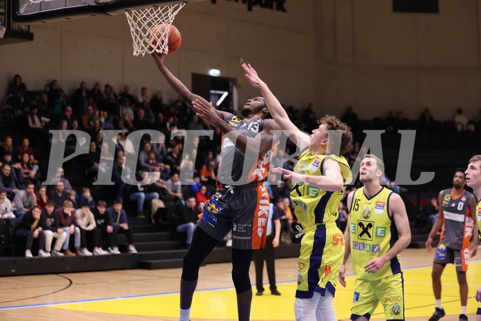 22.01.2023, Graz, Raiffeisen Sportpark Graz, Basketball Superliga 2022/23, Grunddurchgang, Runde 17, UBSC Raiffeisen Graz vs. BK IMMOunited Dukes 