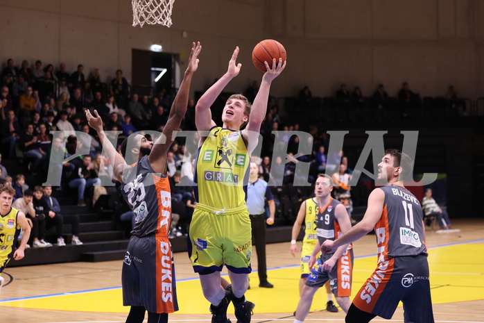 22.01.2023, Graz, Raiffeisen Sportpark Graz, Basketball Superliga 2022/23, Grunddurchgang, Runde 17, UBSC Raiffeisen Graz vs. BK IMMOunited Dukes 