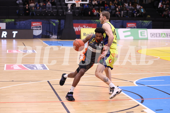 22.01.2023, Graz, Raiffeisen Sportpark Graz, Basketball Superliga 2022/23, Grunddurchgang, Runde 17, UBSC Raiffeisen Graz vs. BK IMMOunited Dukes 