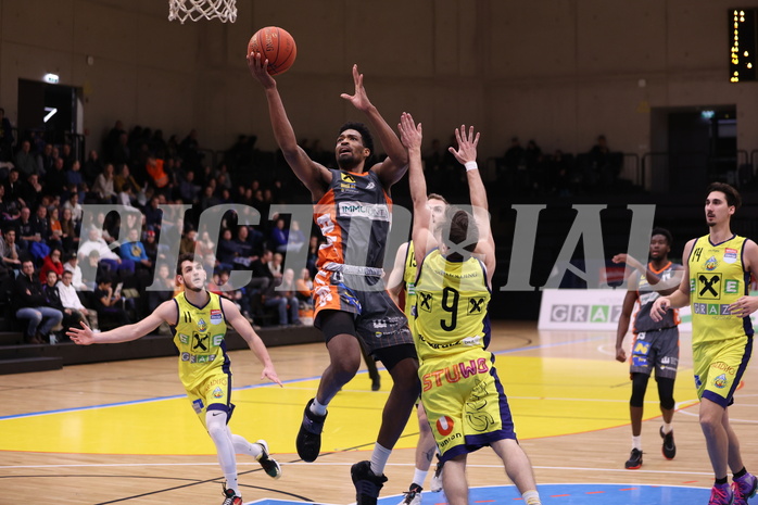 22.01.2023, Graz, Raiffeisen Sportpark Graz, Basketball Superliga 2022/23, Grunddurchgang, Runde 17, UBSC Raiffeisen Graz vs. BK IMMOunited Dukes 