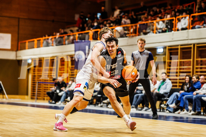 Basketball, win2day Basketball Superliga 2024/25, Qualifikationsrunde 4, BBC Nord Dragonz, Kapfenberg Bulls, Lautaro Lopez (10)