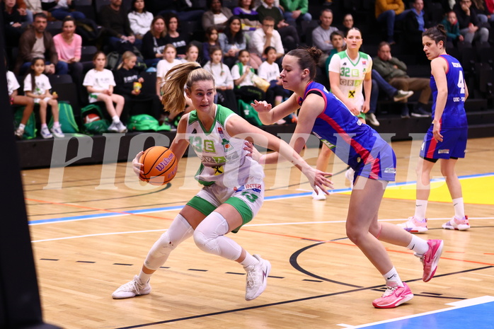 15.03.2025, Graz, Raiffeisen Sportpark, Basketball Damen Superliga 2024/25, Semifinale Spiel 1, UBI Graz vs. UBSC-DBBC Graz,  